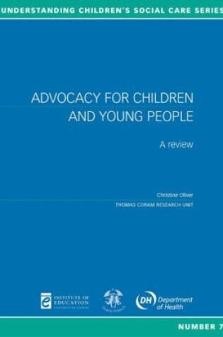 Cover of Advocacy for Children and Young People