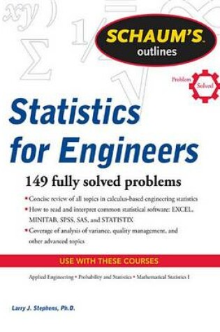 Cover of Schaum's Outline of Statistics for Engineers