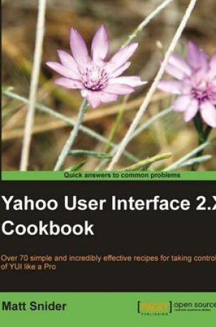 Cover of Yahoo! User Interface Library 2.x Cookbook