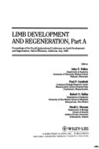 Cover of Limb Development & Regeneration Pt A