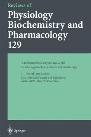 Cover of Reviews of Physiology, Biochemistry and Pharmacology 129