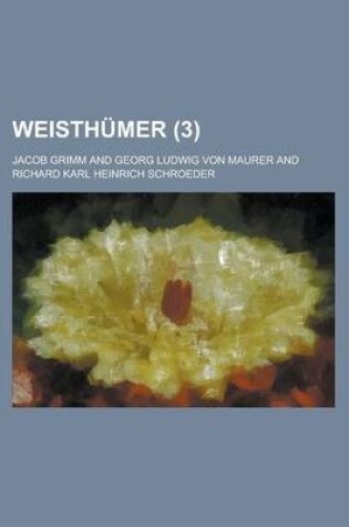 Cover of Weisthumer (3)