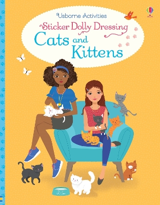 Book cover for Sticker Dolly Dressing Cats and Kittens