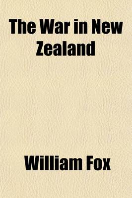 Book cover for The War in New Zealand