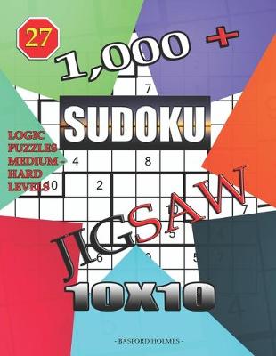 Cover of 1,000 + sudoku jigsaw 10x10