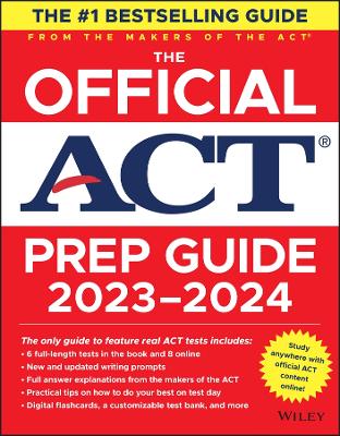 Book cover for The Official ACT Prep Guide 2023-2024