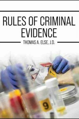 Cover of Rules of Criminal Evidence