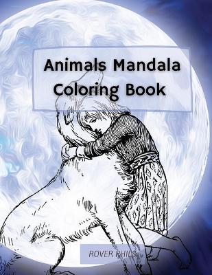 Book cover for Animals Mandala Coloring Book