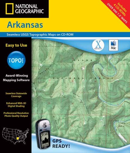 Book cover for Arkansas - Topo!