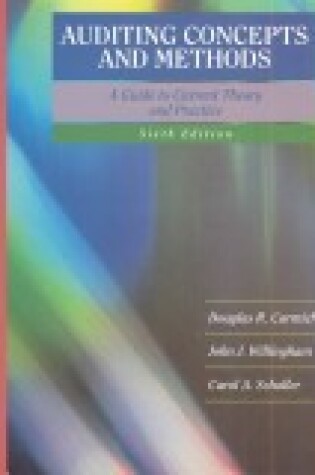 Cover of Auditing Concepts And Methods: A Guide To Current Theory and Practice