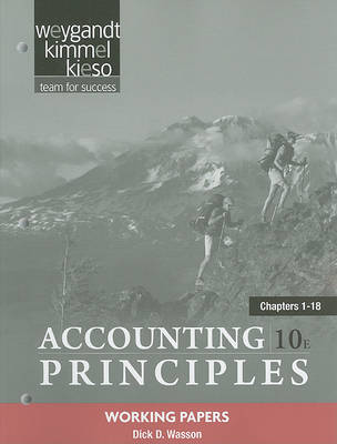 Book cover for Working Papers Chapters 1-18 to accompany Accounting Principles