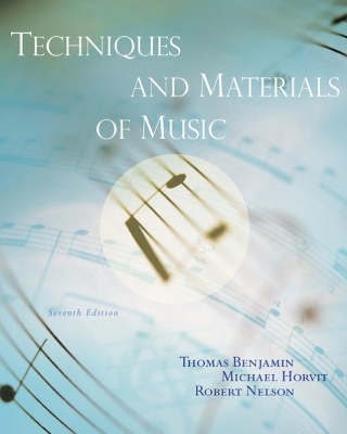 Book cover for Techniques and Materials of Music