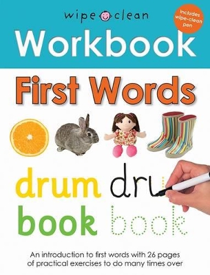 Book cover for Wipe Clean Workbook: First Words