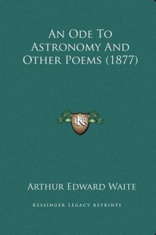 Cover of An Ode to Astronomy and Other Poems (1877)