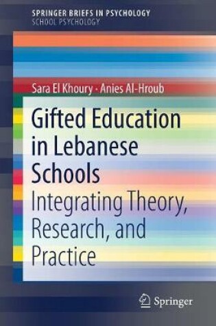 Cover of Gifted Education in Lebanese Schools