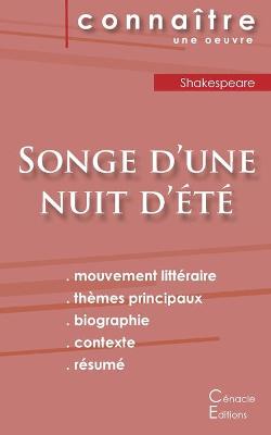 Book cover for Fiche de lecture Songe d'une nuit d'ete de Shakespeare (Analyse litteraire de reference et resume complet)