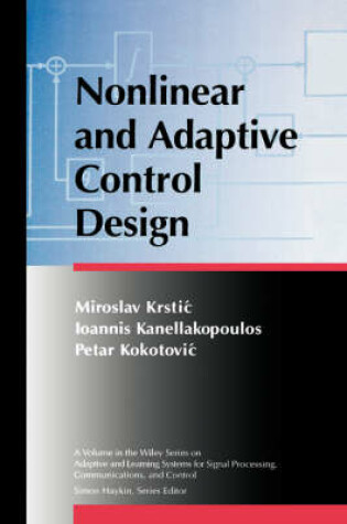 Cover of Nonlinear and Adaptive Control Design