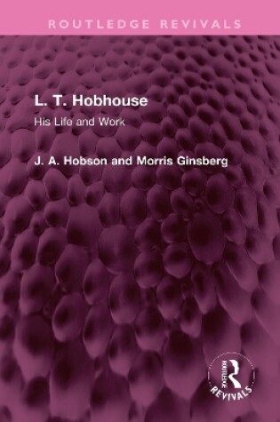 Cover of L. T. Hobhouse