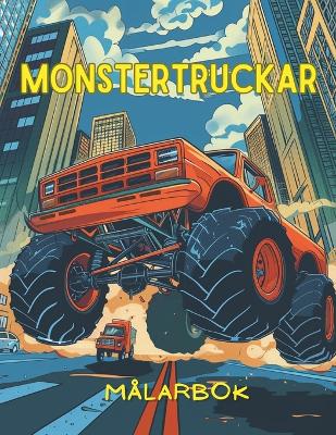 Book cover for Monstertruckar m�larbok