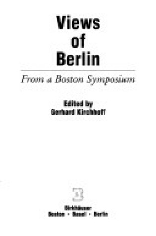 Cover of Views of Berlin