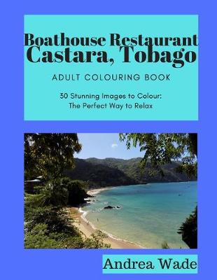 Book cover for Boathouse, Castara, Tobago Adult Colouring Book