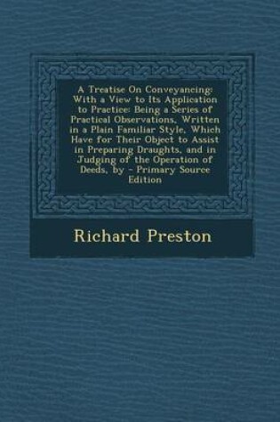 Cover of A Treatise on Conveyancing