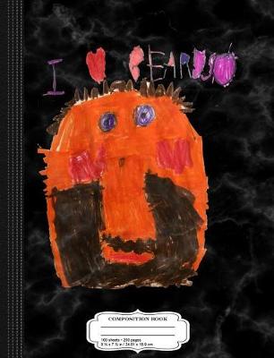 Book cover for I Love Beards Composition Notebook