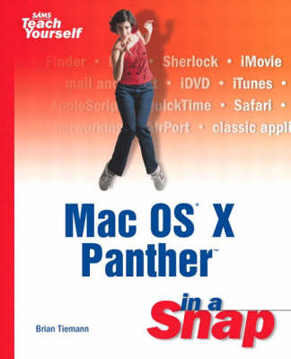 Book cover for Mac OS X Panther in a Snap