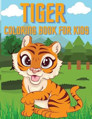 Book cover for Tiger Coloring Book