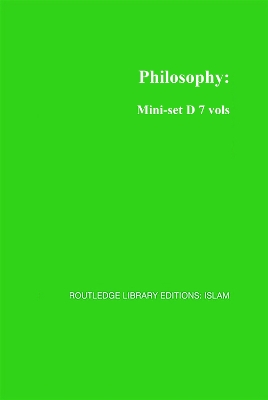 Book cover for Philosophy: Mini-set D 7 vols