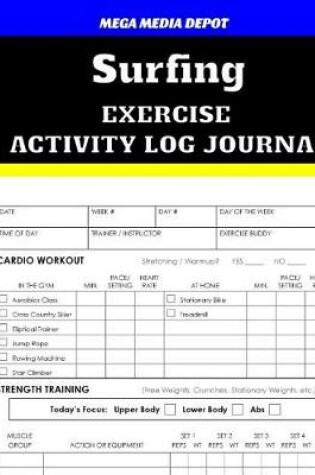 Cover of Surfing Exercise Activity Log Journal