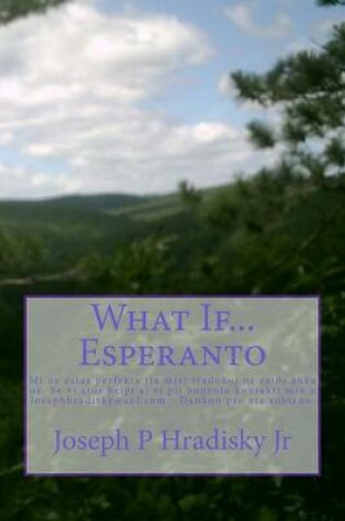 Cover of What If...Esperanto