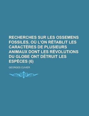 Book cover for Recherches Sur Les Ossemens Fossiles, O? L'On R?tablit Les Caract?res de Plusieurs Animaux Dont Les R?volutions Du Globe Ont D?truit Les ESP?Ces (6)