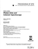 Cover of PECS 2001