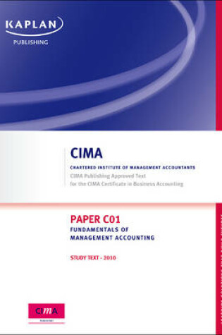 Cover of Paper C01 Fundamental of Management Accounting - Study Text
