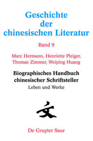 Cover of Biographisches Handbuch Chinesischer Schriftsteller