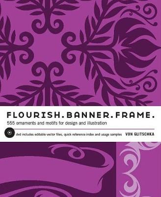 Book cover for Flourish. Banner. Frame.