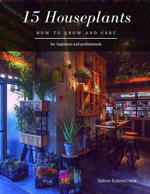 Book cover for 15 Houseplants