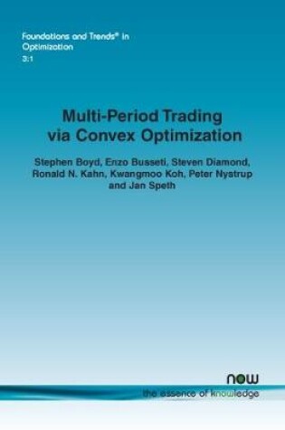Cover of Multi-Period Trading via Convex Optimization