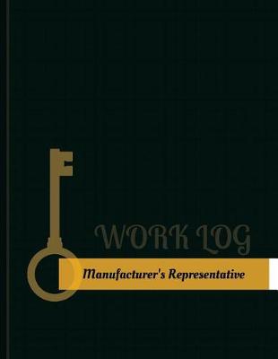 Book cover for Manufacturer's Representative Work Log