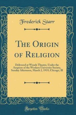 Cover of The Origin of Religion