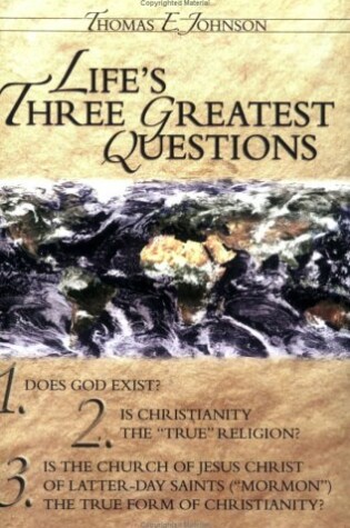 Cover of Life's Three Greatest Questions