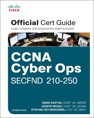 Book cover for CCNA Cyber Ops SECFND #210-250 Official Cert Guide