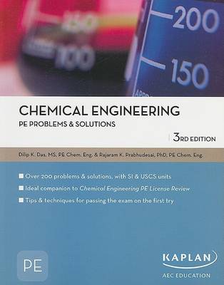 Book cover for Chemical Engineering PE Problems and Solutions