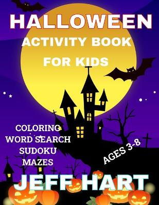 Book cover for Halloween Activity Book for Kids