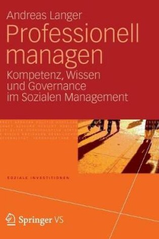 Cover of Professionell managen