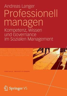 Book cover for Professionell managen