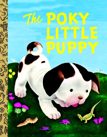 Book cover for The Poky Little Puppy