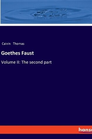 Cover of Goethes Faust