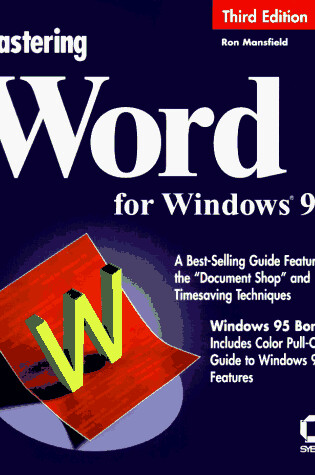 Cover of Mastering Word X for Windows 95